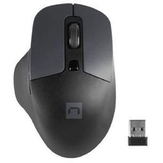 Natec Blackbird 2 Ποντίκι Ασύρματο Μαύρο/Γκρι image 2