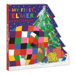 My First Elmer Christmas : Shaped Board Book