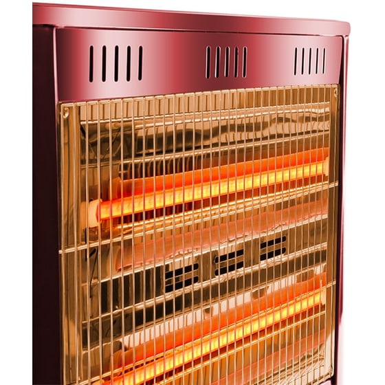 LEXICAL LQH-8030-4 Σόμπα Χαλαζία 2000W Κόκκινο image 3