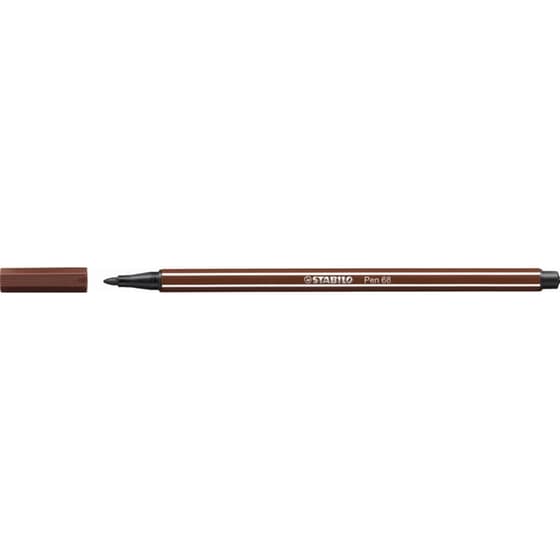 Μαρκαδόρος Γραφής Stabilo Pen 68 Καφέ 1.0 mm image 0
