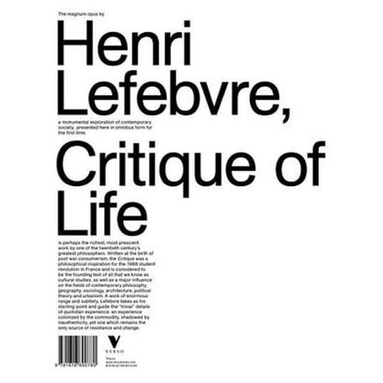 Critique of Everyday Life image 0