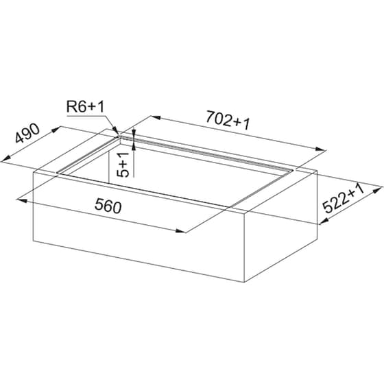Franke Smart 7081 Hi Εστία Απορρόφησης 70x50cm Μαύρο Γυαλί image 5