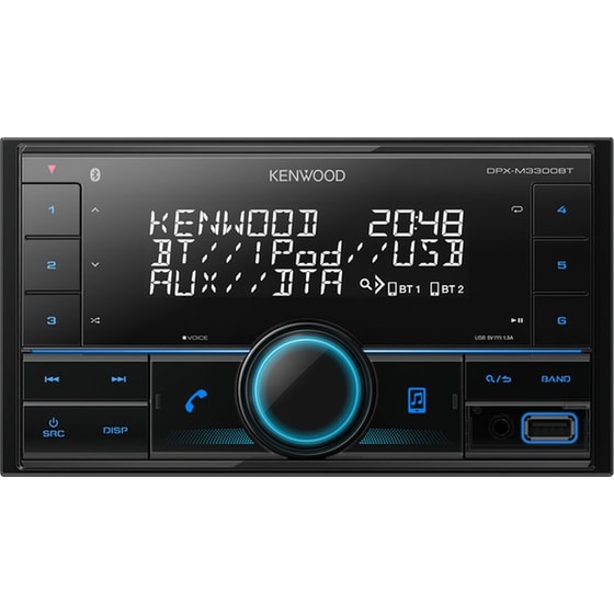 Kenwood DPXM3300BT Ηχοσύστημα Αυτοκινήτου - Μαύρο image 0