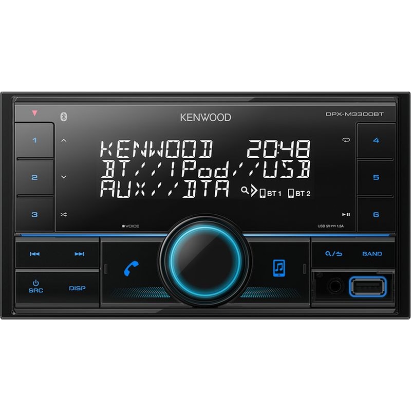 Kenwood DPXM3300BT Ηχοσύστημα Αυτοκινήτου - Μαύρο