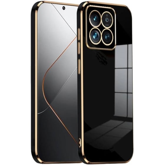 Θήκη Xiaomi 14 Pro - Bodycell Gold Plated - Black image 0