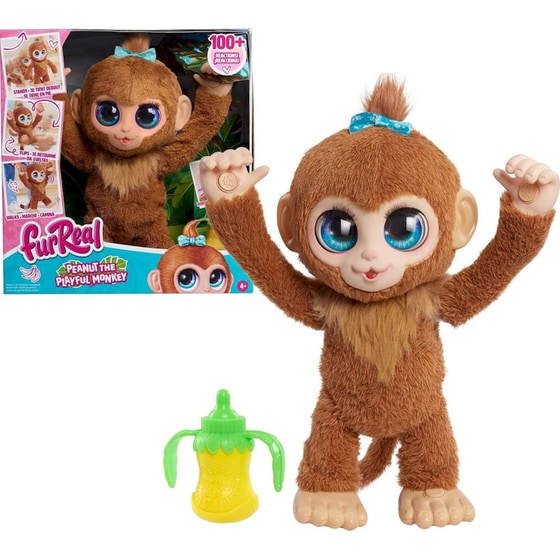 Λούτρινο Διαδραστικό FurReal Peanut the Playful Monkey Η Μαϊμουδίτσα με Κίνηση & Ήχο 38cm image 2