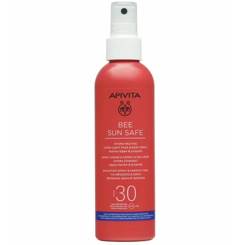 APIVITA Αντηλιακό Spray Apivita Bee Sun Safe Hydra Melting για Πρόσωπο και Σώμα SPF30 200ml