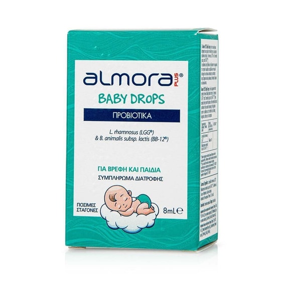 Συμπλήρωμα Διατροφής Almora Plus Baby Προβιοτικά - 8ml Σταγόνες image 0