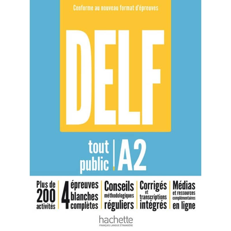 DELF Tout Public A2 Livre Délève - Nouveau Format