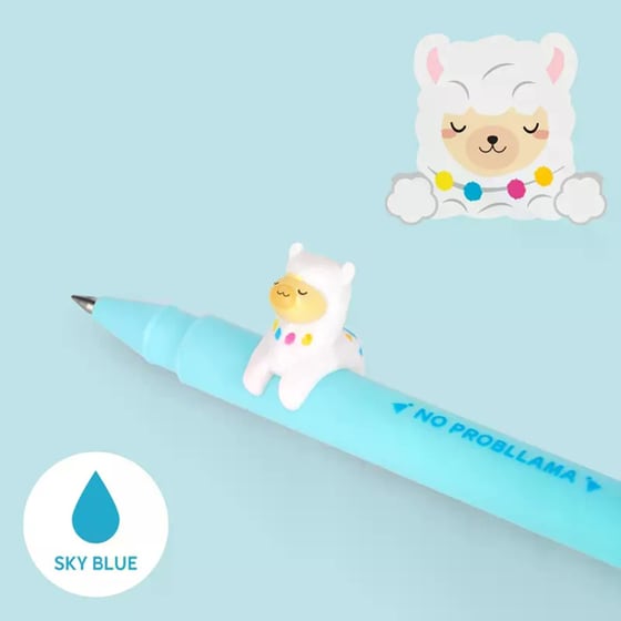 Στυλό Gel Legami Lovely Friends Llama 0.5 mm Γαλάζιο image 1