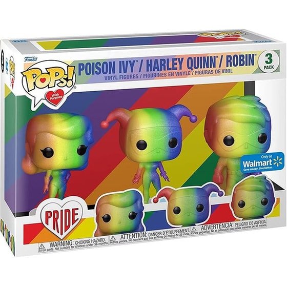 Funko Pop! DC Super Heroes - Poison Ivy/Harley Quinn/Robin 3-Pack image 0