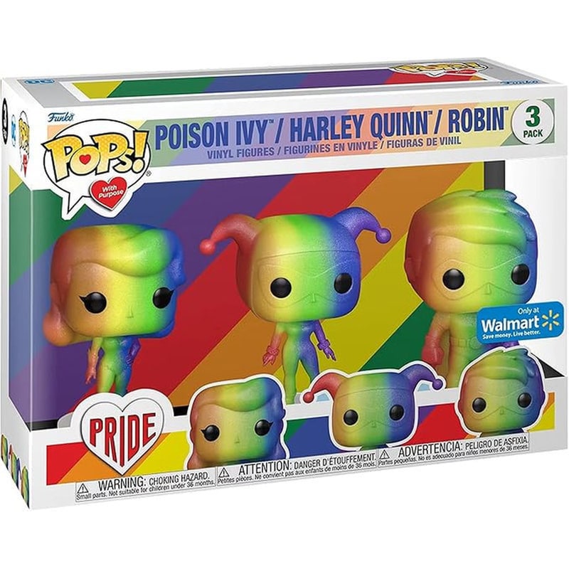 Funko Pop! DC Super Heroes - Poison Ivy/Harley Quinn/Robin 3-Pack