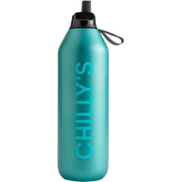 Μπουκάλι Θερμός Chilly's S2 Flip Metallic Atlantis 1L
