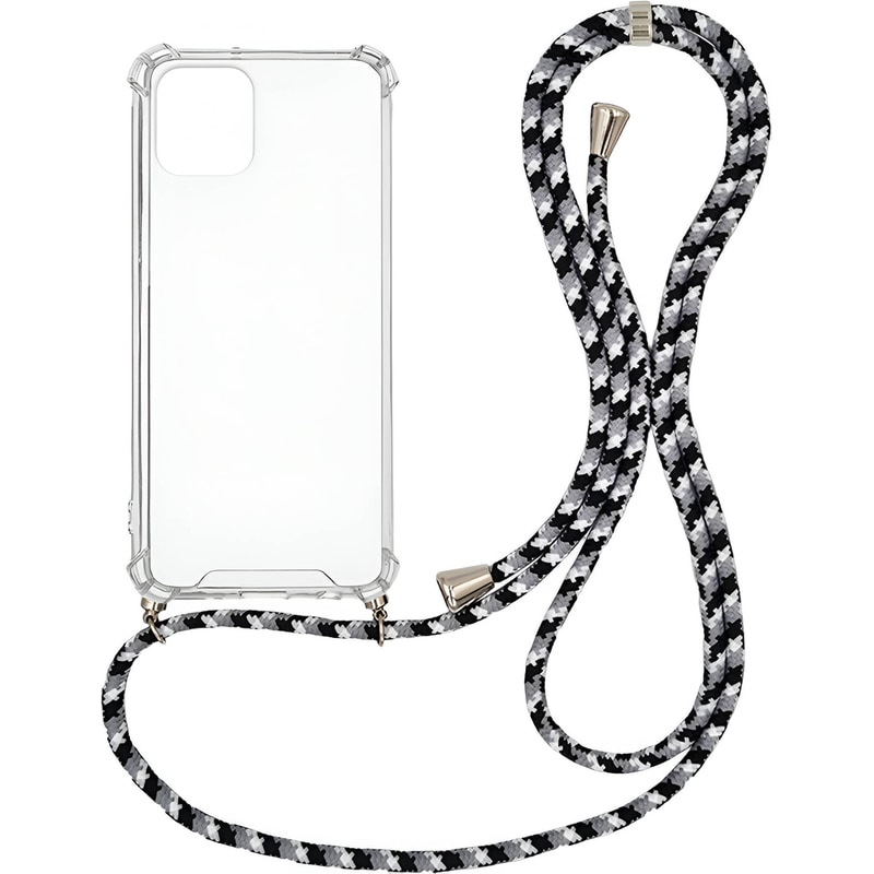 Θήκη Apple iPhone 12 Mini - Sonique Armor Clear - Rainbow Μαύρο