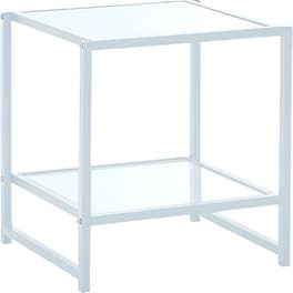 Κομοδίνο Woodwell Μεταλλικό 48x44x50 cm - Λευκό