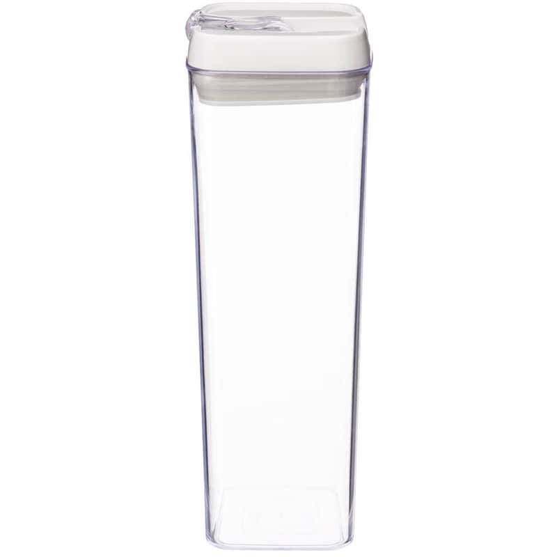 Δοχείο Τροφίμων Spitishop Πλαστικό 10x10x30cm - Διάφανο