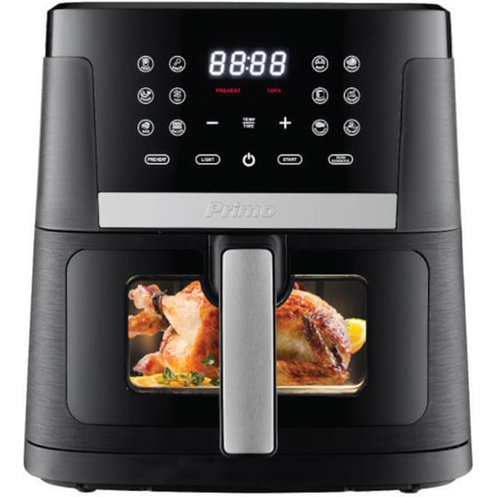 PRIMO PRAF-40423 1800 W 7.5 L Μαύρη Φριτέζα Αέρος image 0