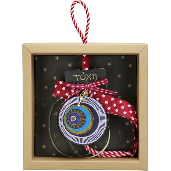 Κρεμαστό Χριστουγεννιάτικο Γούρι Τύχη - Ματάκι Έκκεντρο image 1