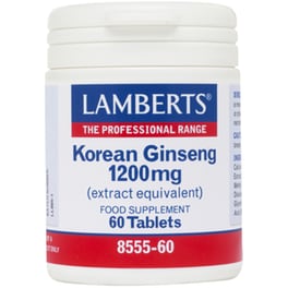 Ειδικό Συμπλήρωμα Διατροφής Lamberts Korean Ginseng 1200mg - 60 ταμπλέτες