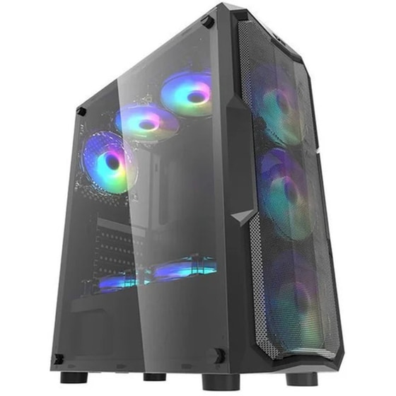 Κουτί Desktop darkFlash Aquarius  - Μαύρο image 2