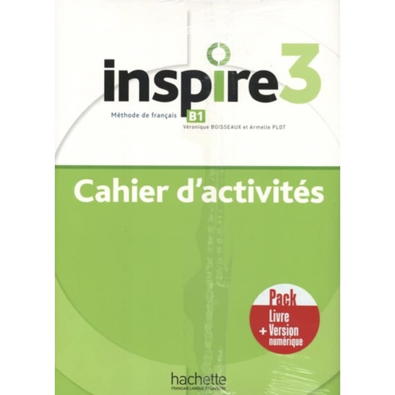 Inspire 3- Pack Cahier dactivités + Version numérique