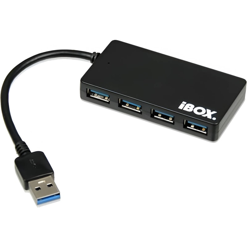 iBox IUH3F56 USB Hub 4-Port USB 3.0 συμβατό με USB-A