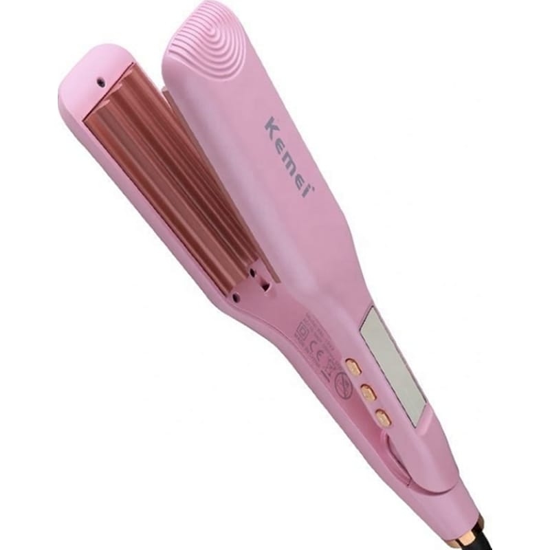 Ισιωτικό Μαλλιών KEMEI KM-1227 Ροζ