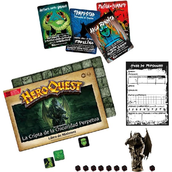 Επιτραπέζιο Παιχνίδι Hasbro Hero Quest The Crypt Of Perpetual Darkness image 1