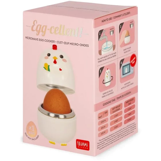 Αυγό&nbsp;Cooker Legami&nbsp;για&nbsp;Φούρνο&nbsp;Μικροκυμάτων Hen image 5