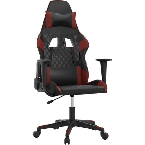 Καρέκλα Gaming VIDAXL 3143760 από Τεχνητό Δέρμα - Μαύρο image 0