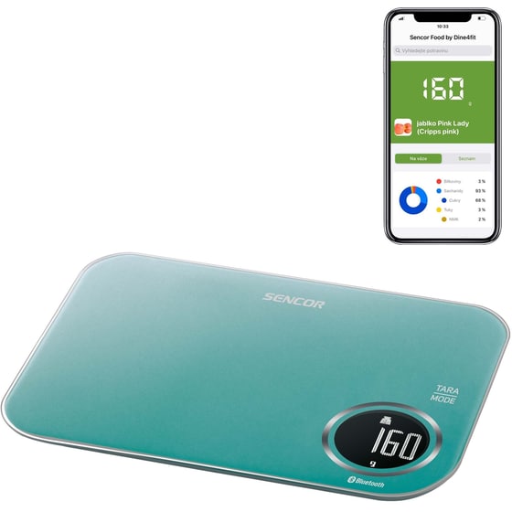 SENCOR SKS 7071GR 1gr/5kg Aqua Ψηφιακή Ζυγαριά Κουζίνας image 1