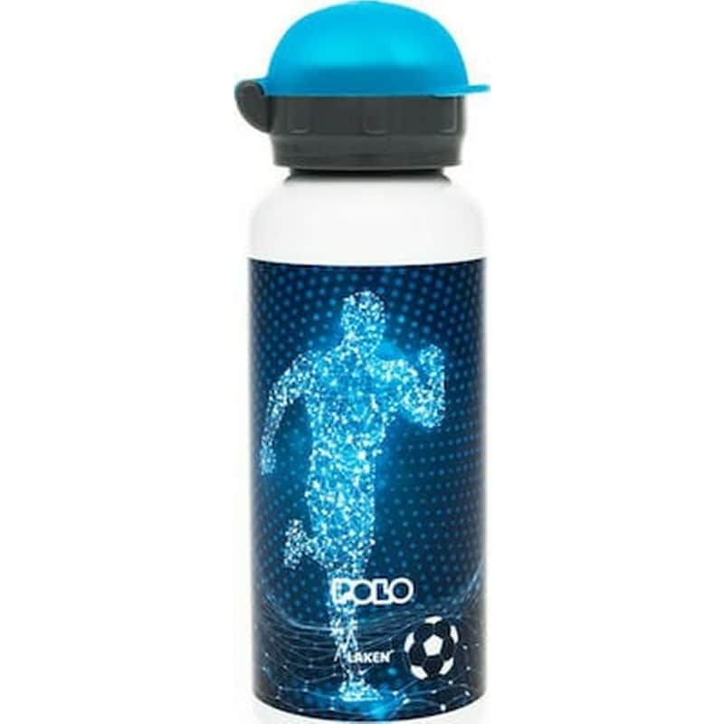 POLO Παγούρι Polo Αλουμινίου Με Καλαμάκι Μαϊμού 450Ml