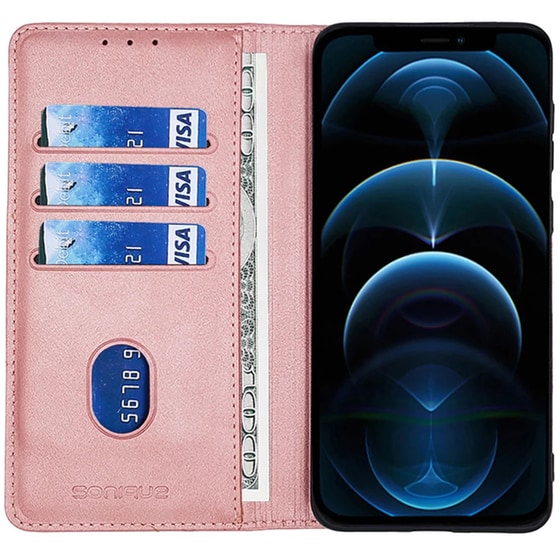 Θήκη Xiaomi - Vintage Magnet Book Sonique - Ροζ Χρυσό image 1