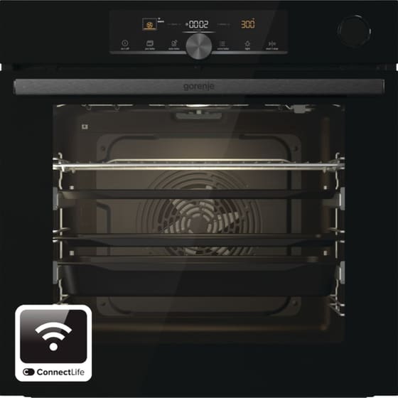 Εντιχοιζόμενος Φούρνος Άνω Πάγκου GORENJE BSA6747A04BGWI 77 lt Μαύρο image 1