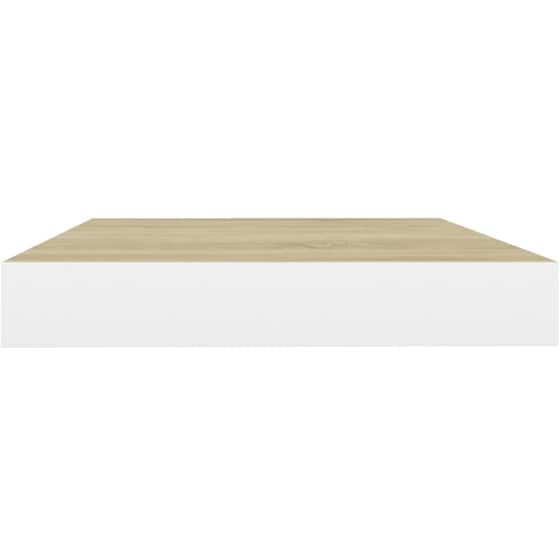 Ράφια Τοίχου VidaXL από MDF 50x23x3.8 cm 2 Τμχ - Λευκό/Μπεζ image 4