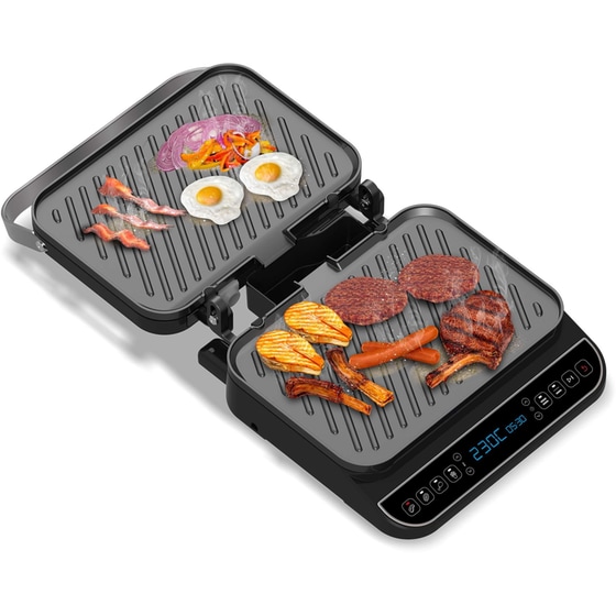 TURBOTRONIC TT-CG900 2000 W Ασημί Ψηστιέρα - Γκριλιέρα image 5