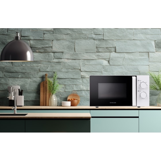 SINGER MW 20WH P70 WH 20 Lt Λευκό Φούρνος Μικροκυμάτων image 5