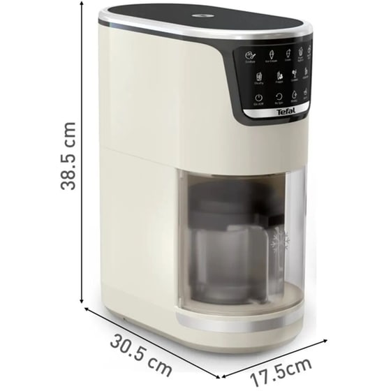 Παγωτομηχανή TEFAL IG602AE0 3 x 480 ml Λευκό image 6