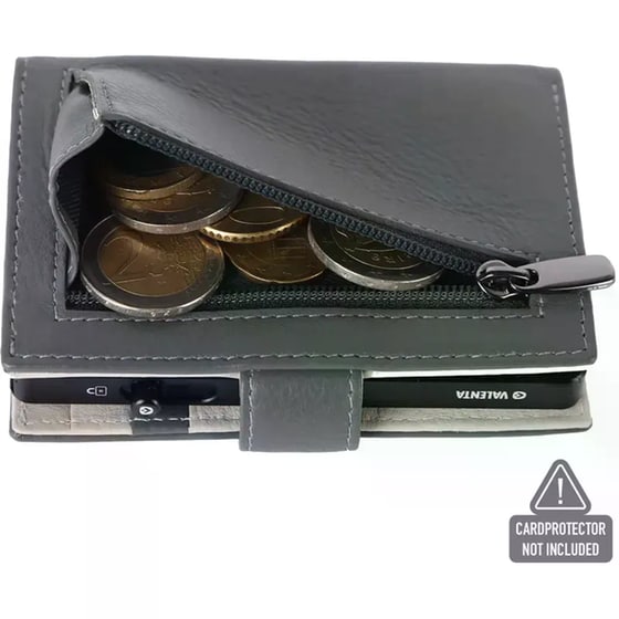 Θήκη Καρτών Valenta Leather Magsafe Luxe Grey image 6