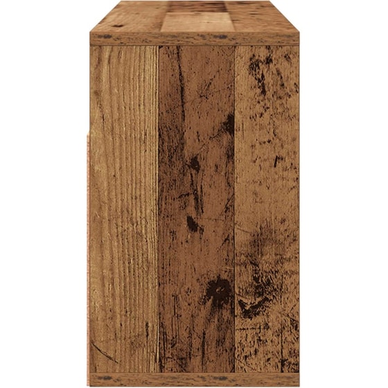 Έπιπλο Τηλεόρασης VidaXL με Συρτάρι 72 x 22,5 x 38 cm - Παλαιωμένο Ξύλο image 6