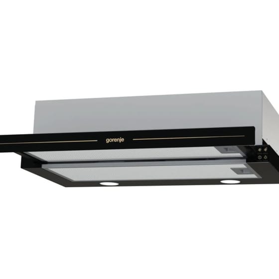 Απορροφητήρας Συρόμενος GORENJE BHP62CLB 60 cm Μαύρο image 1