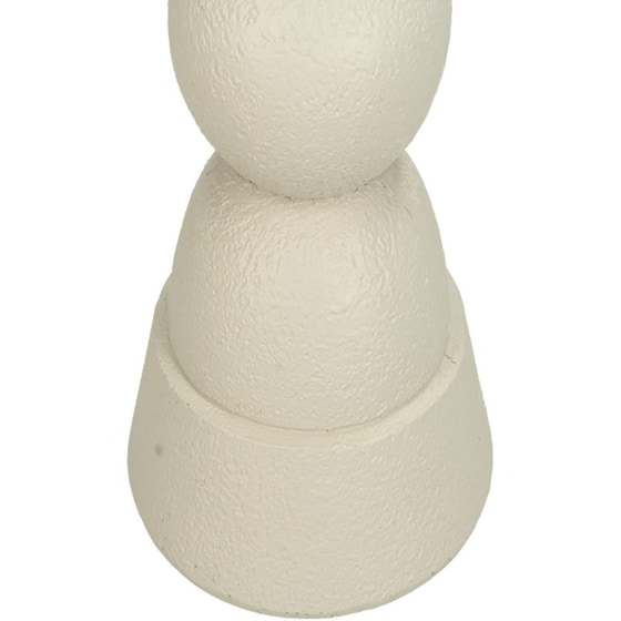 Κηροπήγιο ArteLibre Στολίδι Ιβουάρ Polyresin 11 x 11 x 23 cm image 3