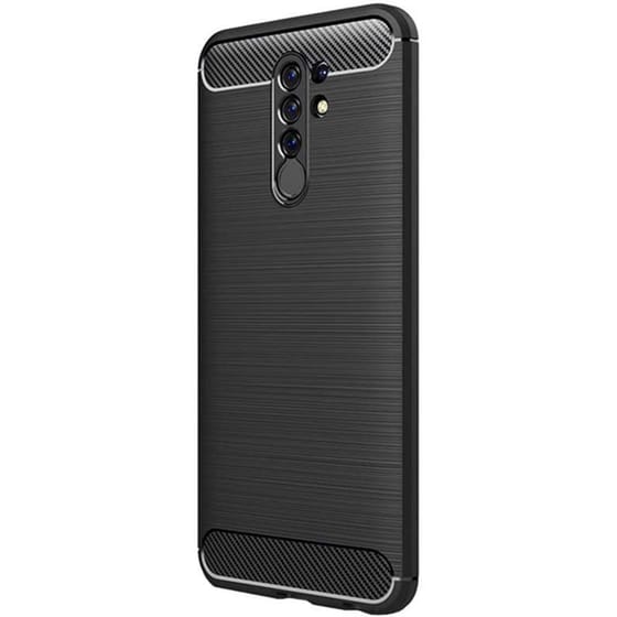 Θήκη Xiaomi Redmi 9 - Tech-protect Carbon Armor - Black image 0