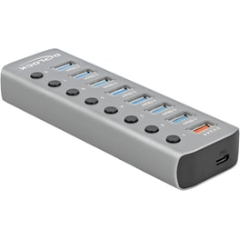 DeLock 63264 USB Hub 9-Port USB 3.2 συμβατό με USB-A