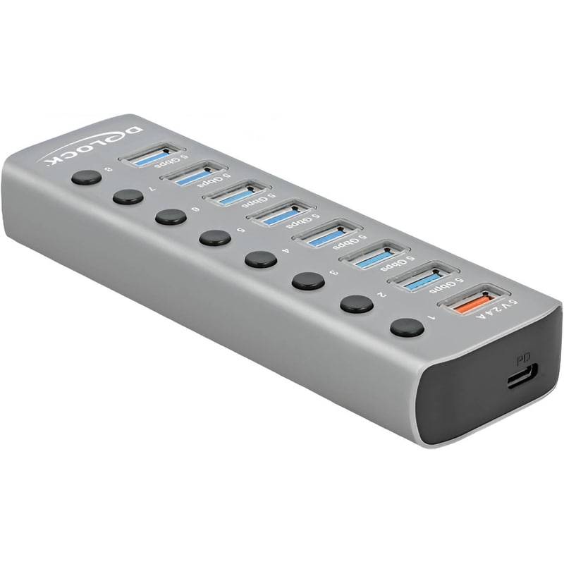 DELOCK DeLock 63264 USB Hub 9-Port USB 3.2 συμβατό με USB-A