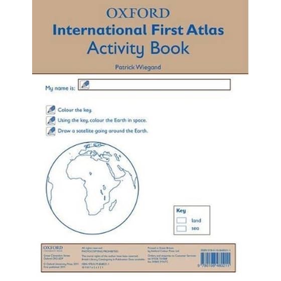 Oxford International First Atlas Activity Book image 0