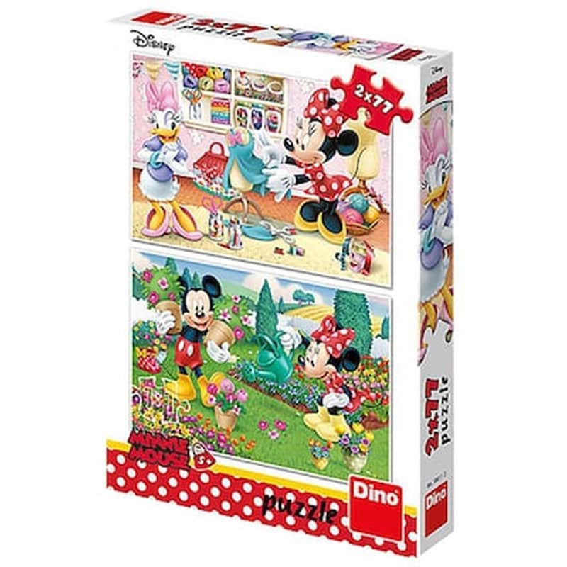 Παζλ 2×77 Tem Mickie Και Minnie 19x27cm Dino 386112