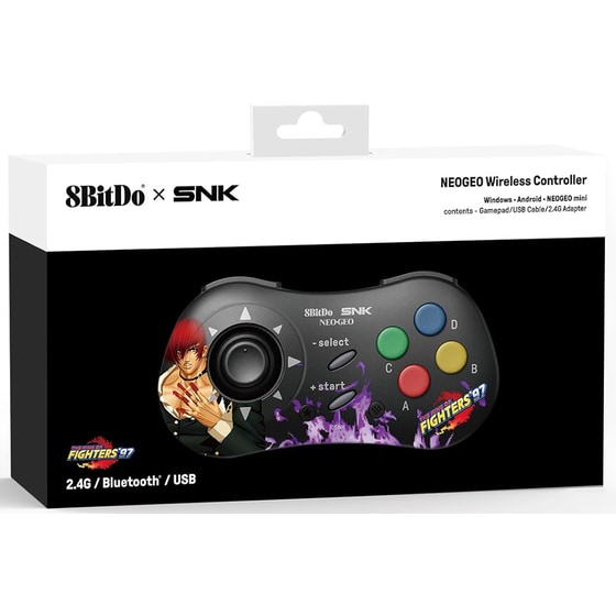 8Bitdo Neogeo Iori Yagami Ασύρματο Gamepad για PC/Android - Μαύρο image 2
