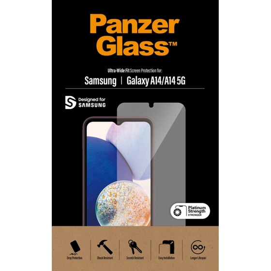 Προστατευτικό οθόνης Samsung Galaxy A14 5G / A14 - PanzerGlass Screen Protector Glass image 3