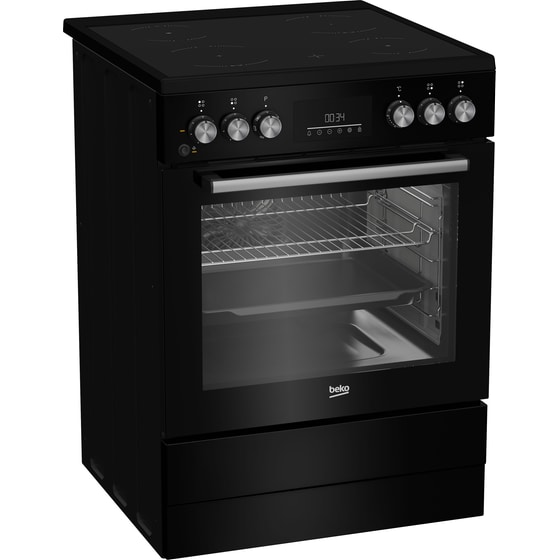 BEKO FBM6730SBCS 72 Lt Μαύρο Ηλεκτρική Κουζίνα Κεραμική image 2